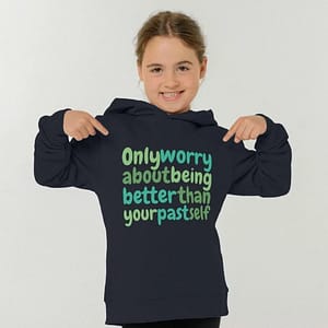 Children's inspirational quote hoodie