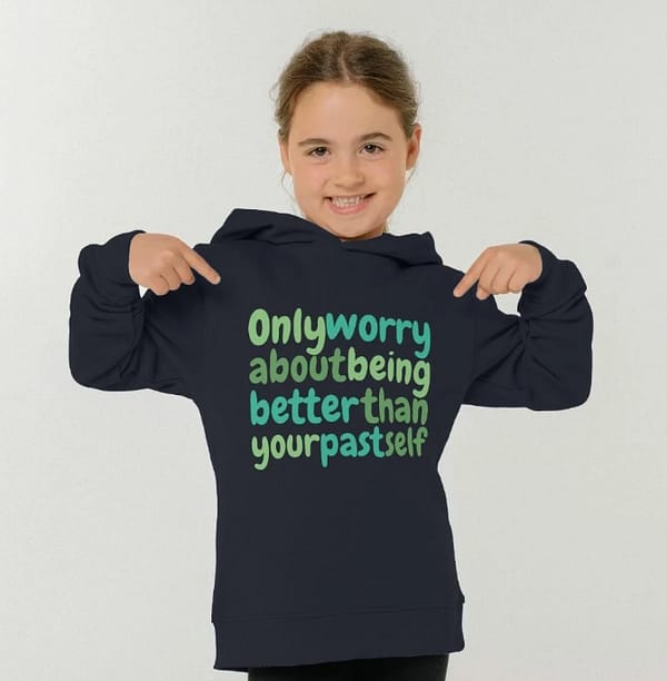 Children's inspirational quote hoodie