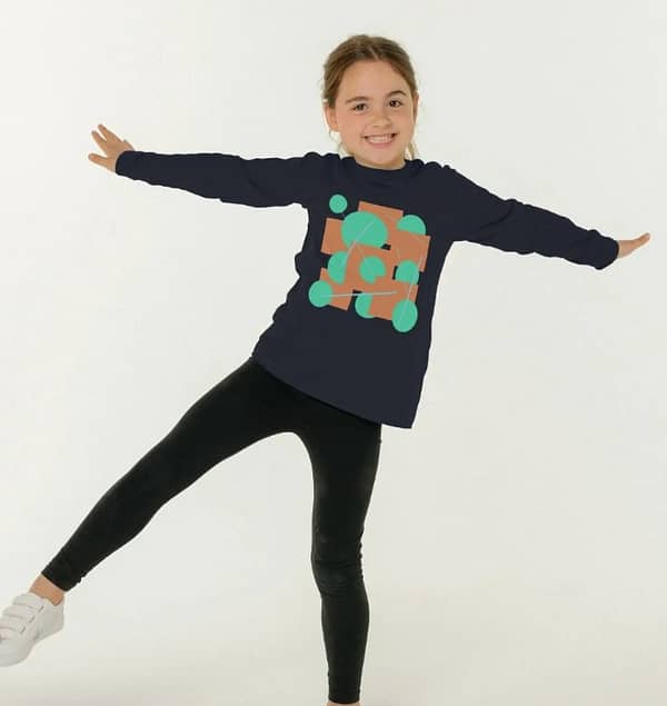Patterned Long Sleeved T-Shirt