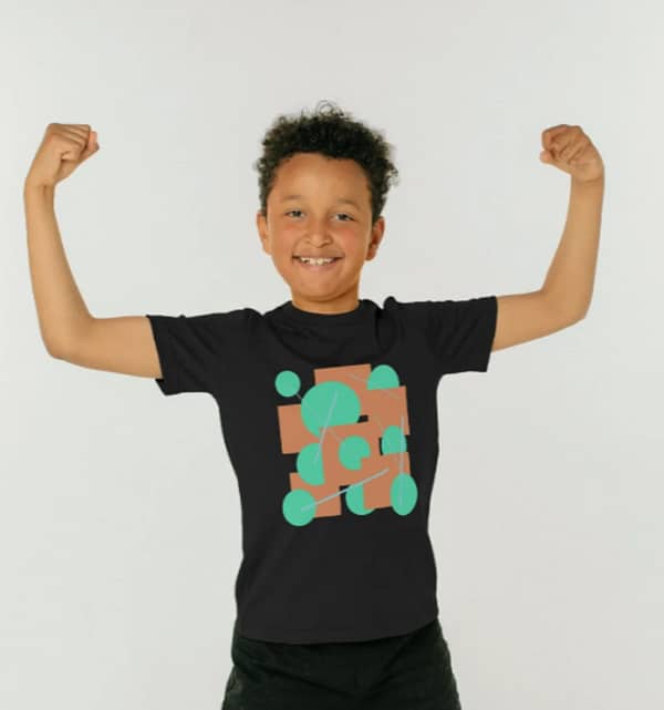 Patterned Short Sleeved T-Shirt - Image 2